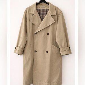 Vintage Trench Coat Original Birger Christensen Removable Sheared Fur Liner